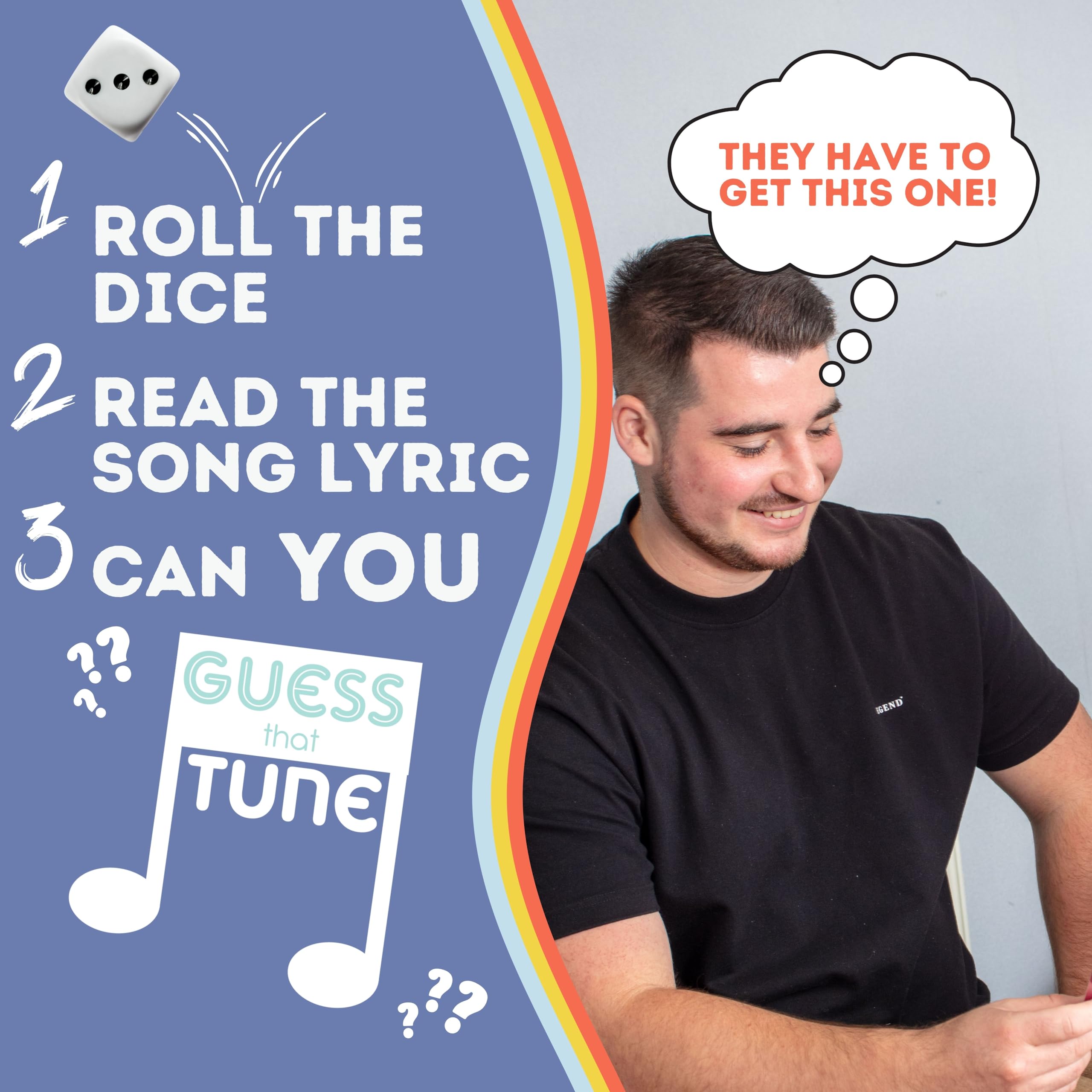 Boxer Gifts Sixties Guess That Tune Music Card Games For Adults And Families | Song Lyrics Game Night - Name The 60S Song For Mu